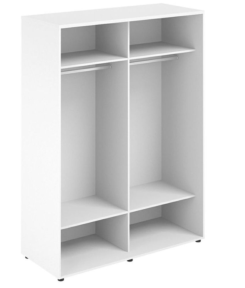 Шкаф-купе высокий с двумя зеркалами Sigma SG.716.WH.AL Белый