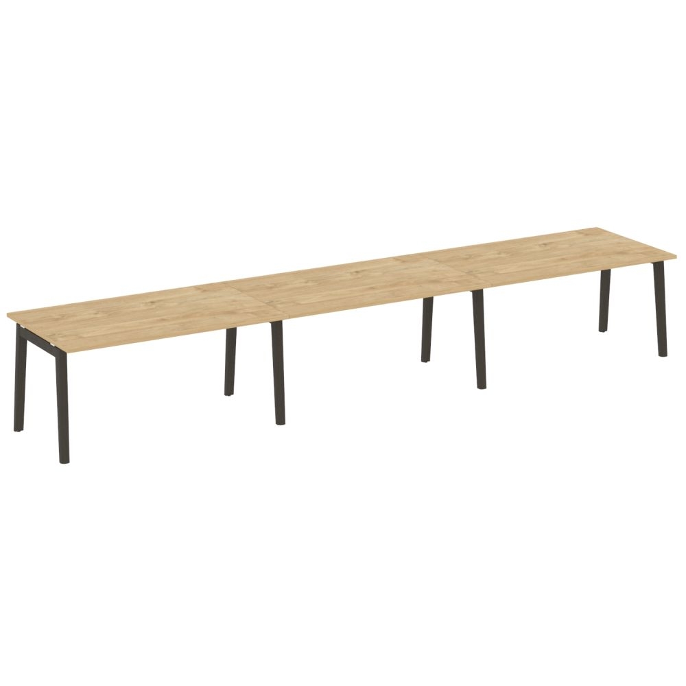 Стол переговорный (3 столешницы) ONIX WOOD OW.PRG-3.4 Тиквуд Светлый/Темный