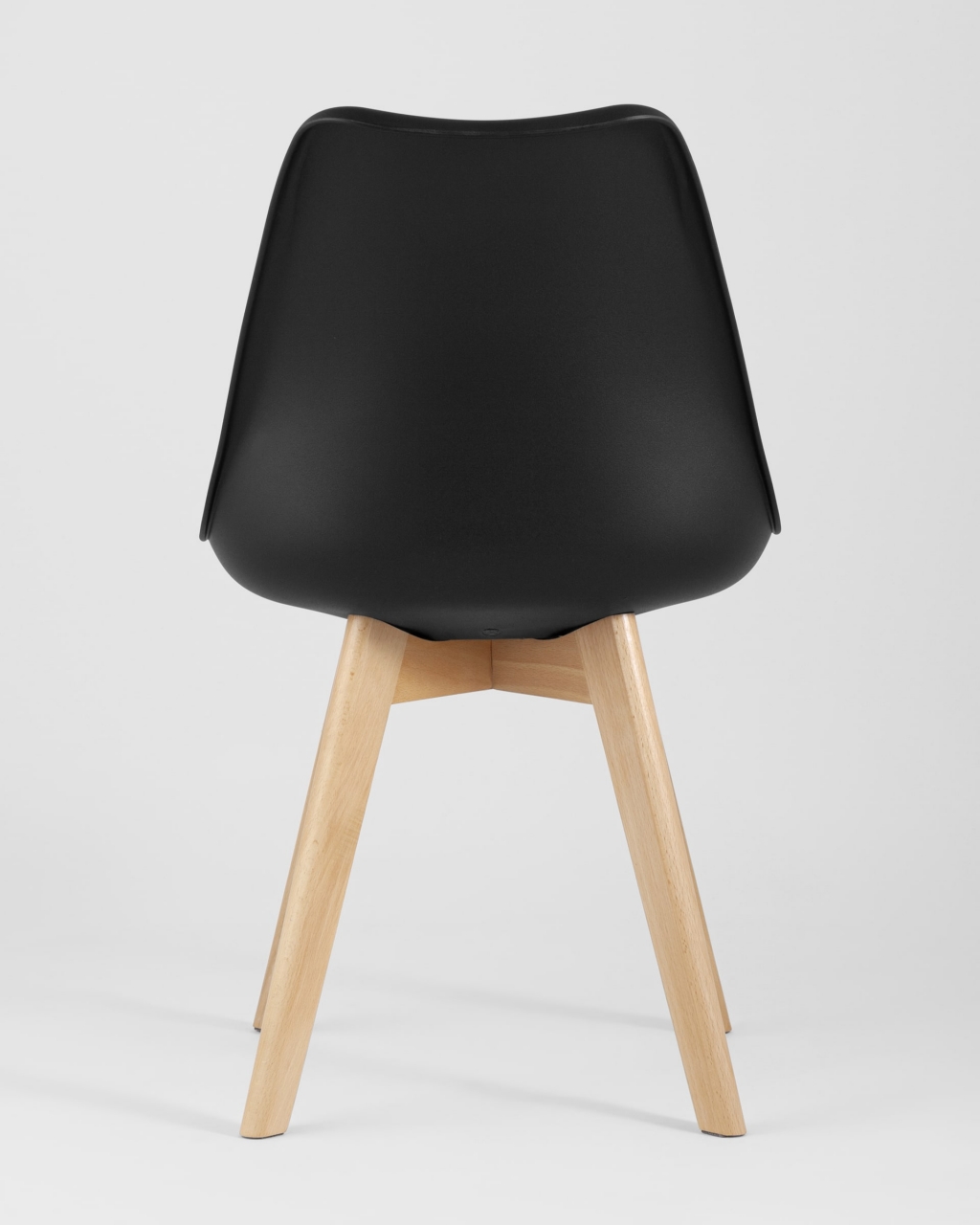 Обеденная группа стол Oslo Square 80x80 см, 4 стула Frankfurt Черный