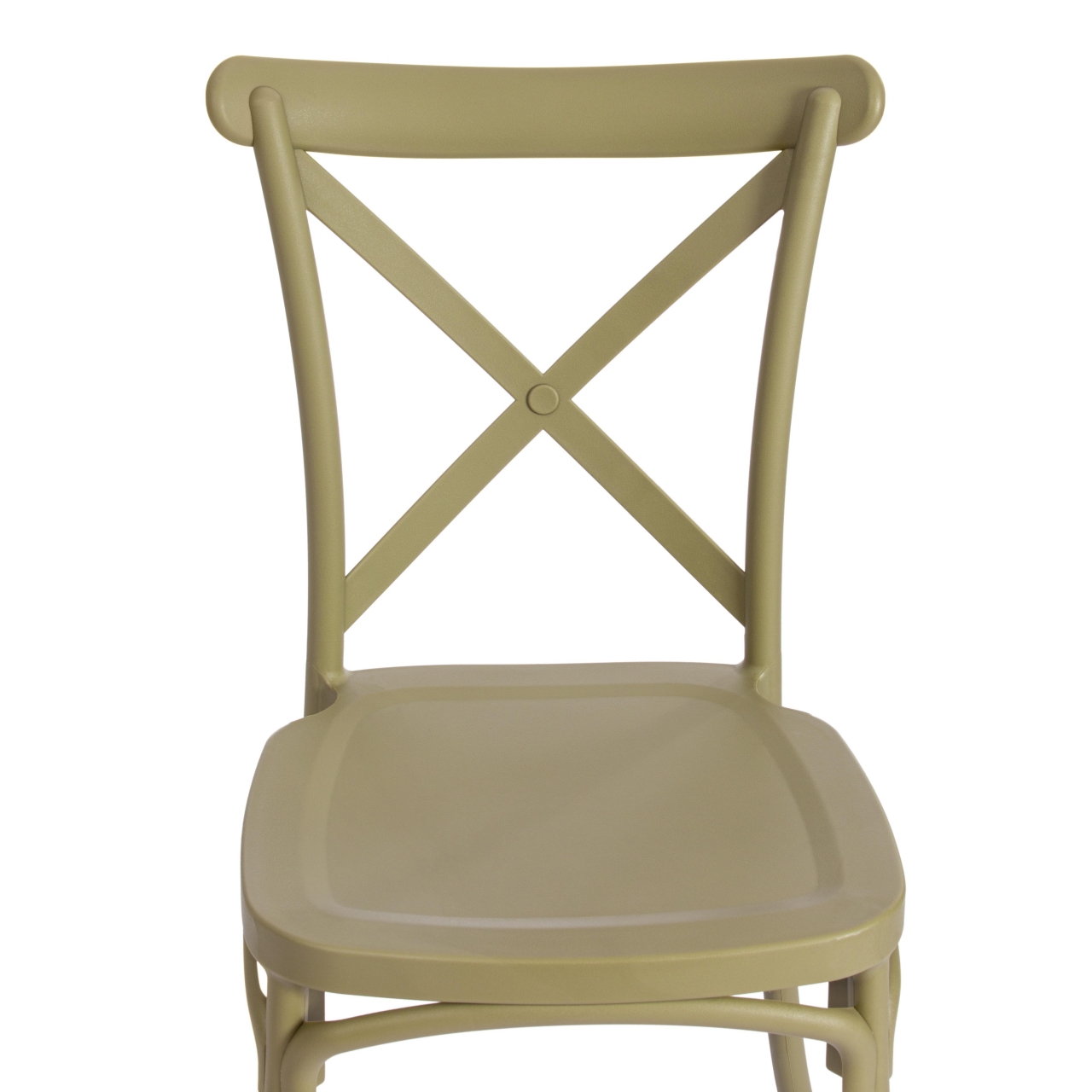 Стул CROSS (mod. PL24) пластик, 48 х 58 х 89 см, Green (зеленый) 33513