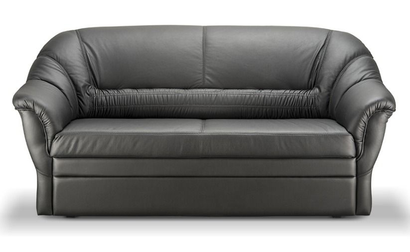 Диван двухместный Премьер 2 Серый (экокожа)