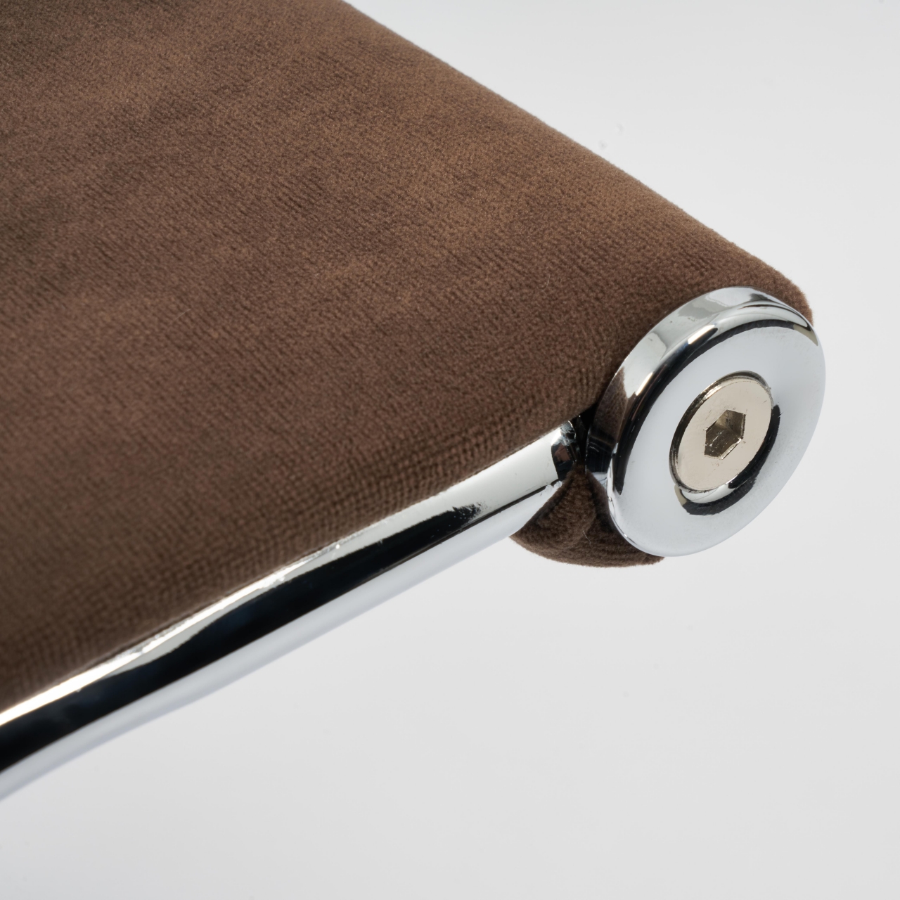 Кресло URBAN-LOW флок , коричневый, 6