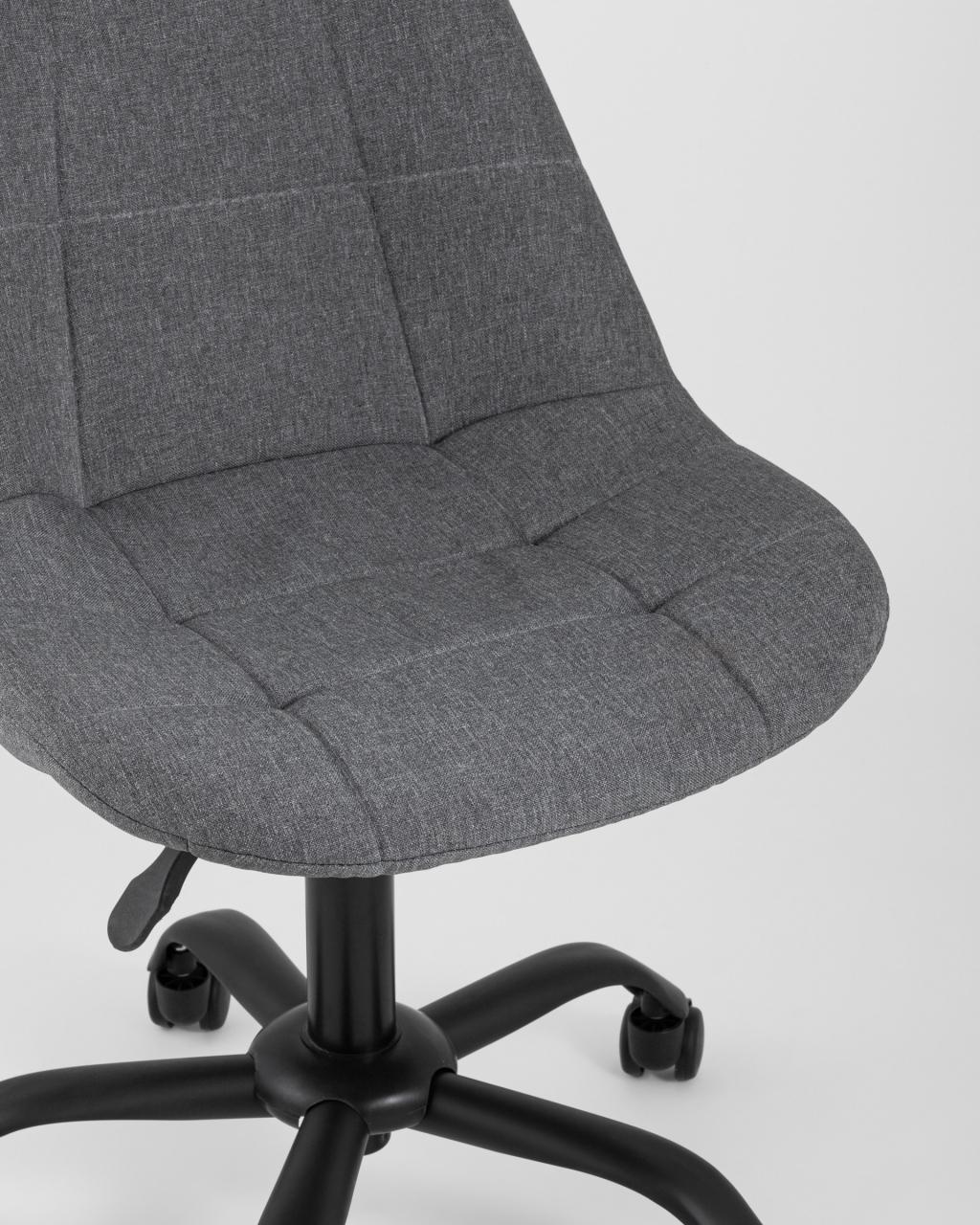 Офисный стул Гирос рогожка Серый