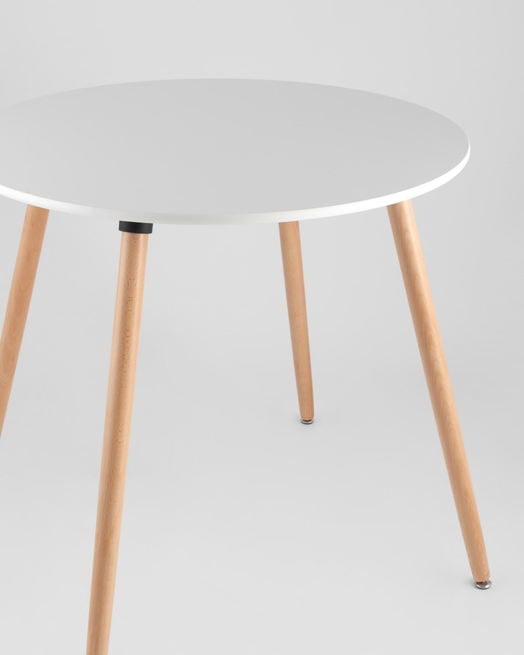 Обеденная группа стол Oslo Round WT 80 см, 2 стула FRANKFURT Белый