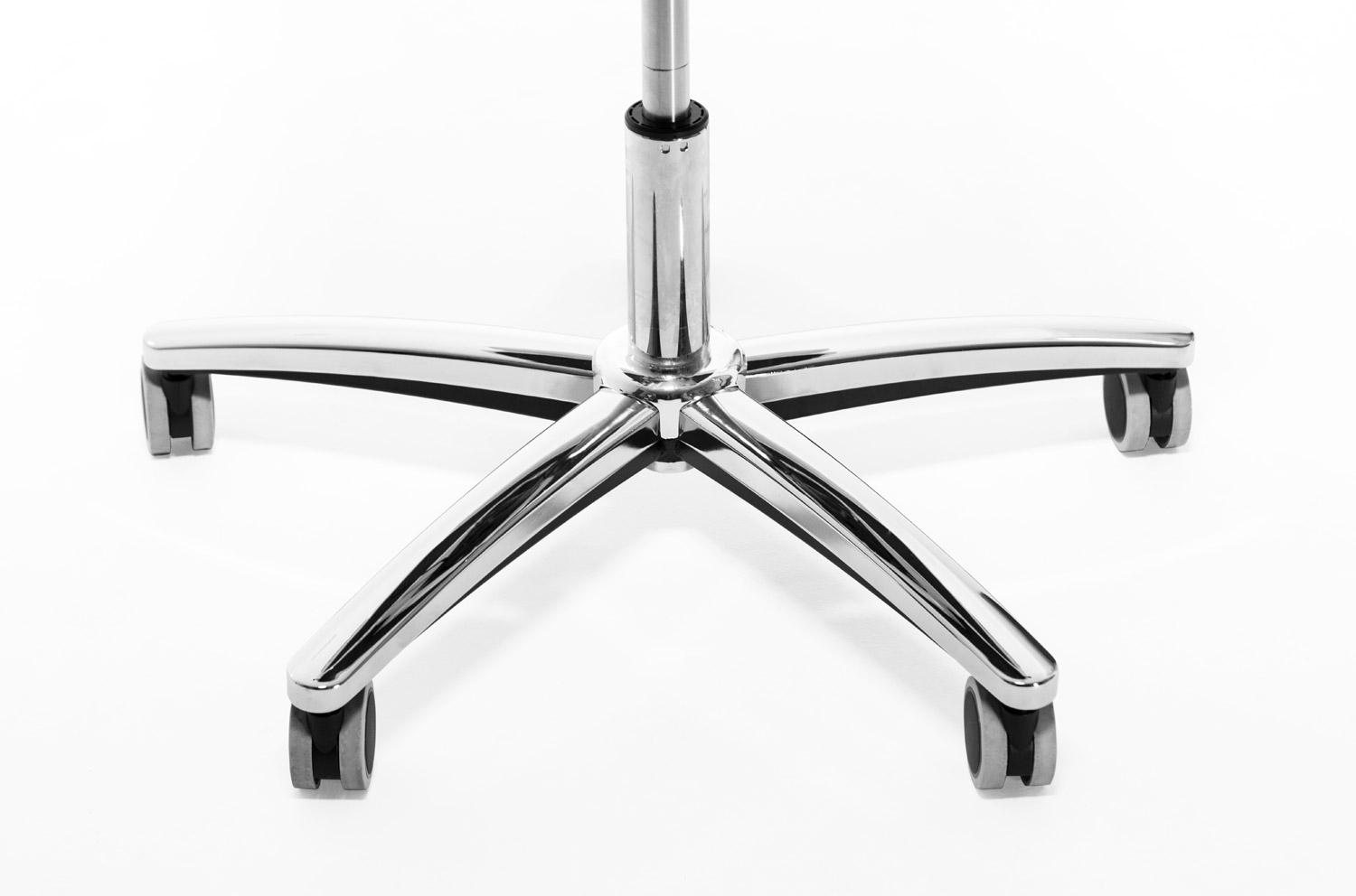 Кресло на крестовине WELL_SEAT 5starNew Ecotex 3001 black Черный Хром