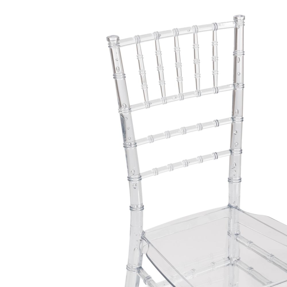 Стул CHAVARI (mod. 101) пластик, 40.5 х 49 х 88.5 см, Transparent (Прозрачный)