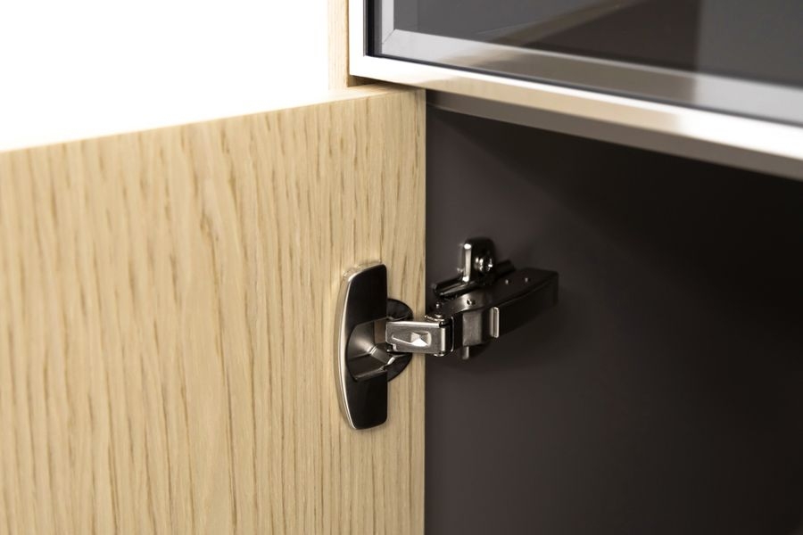 Шкаф комбинированный H.197 EXE 101 714 OAK 07 Дуб светлый Хром