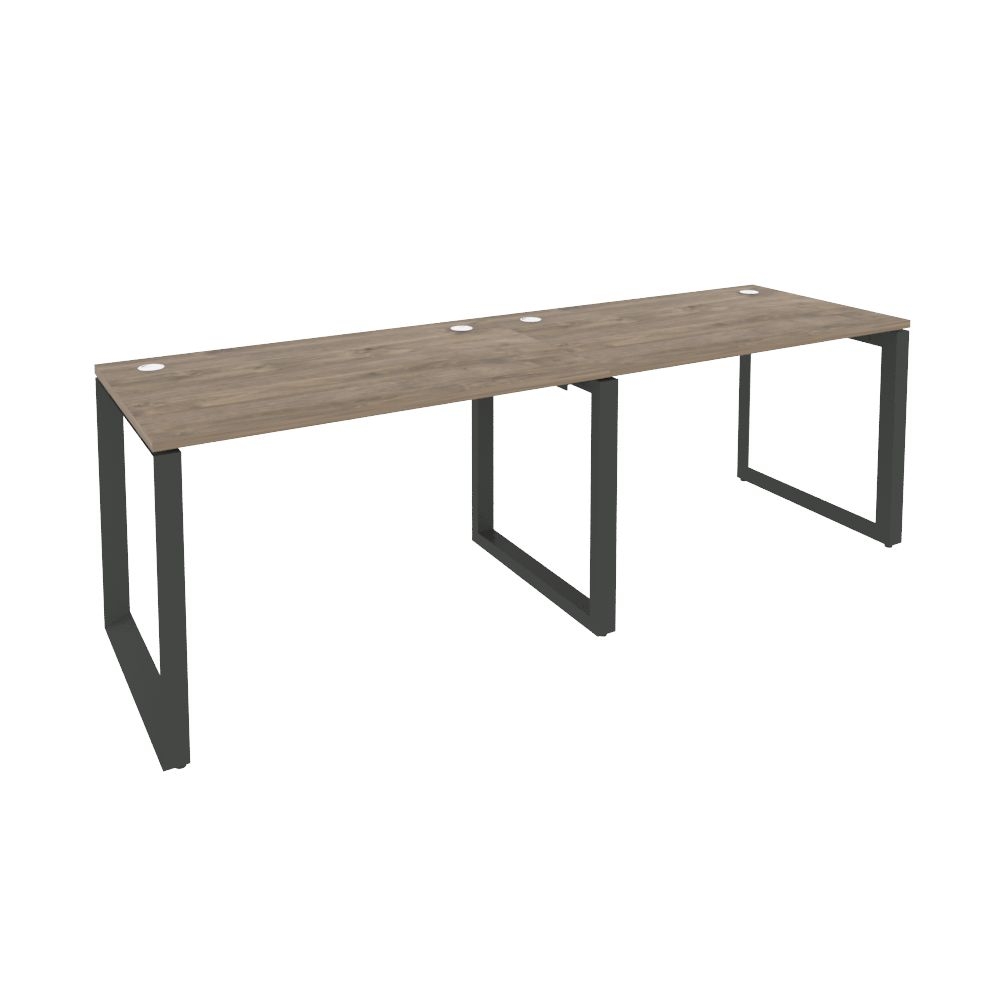 Рабочая станция на О-образном м/к ONIX O.MO-RS-2.2.7 Тиквуд Темный/Антрацит