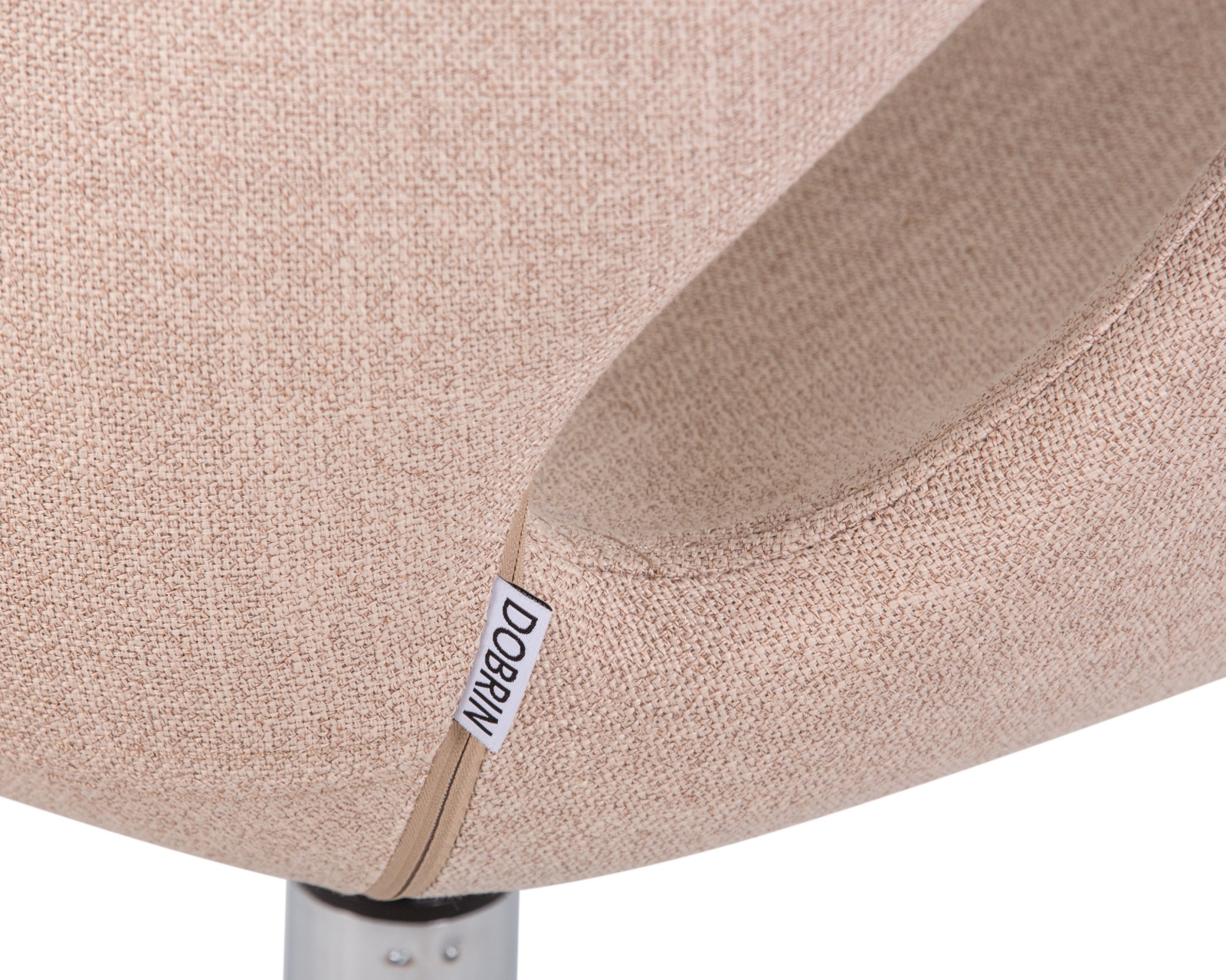 Кресло дизайнерское DOBRIN SWAN Бежевая ткань IF1