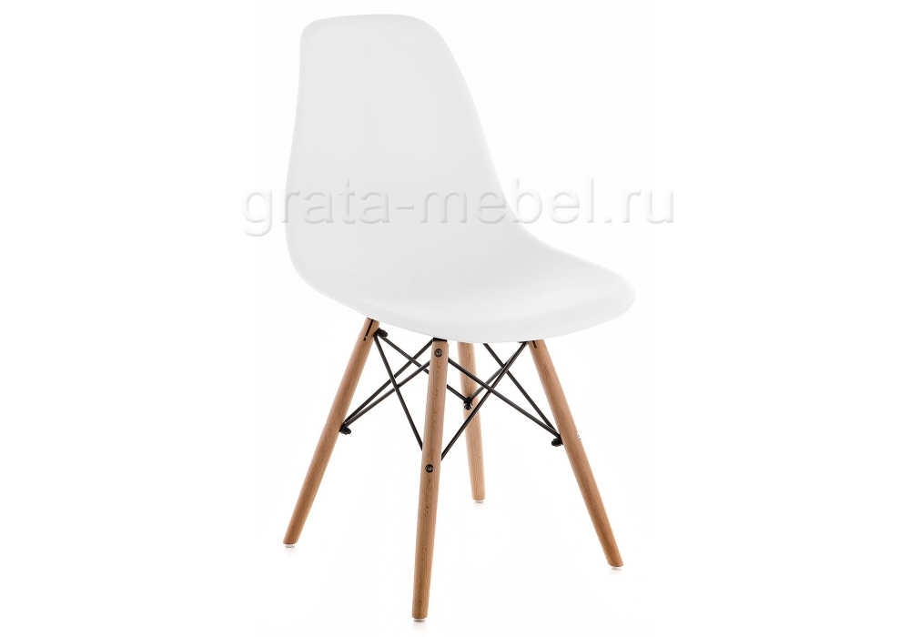 Стул деревянный Eames PC-015 white