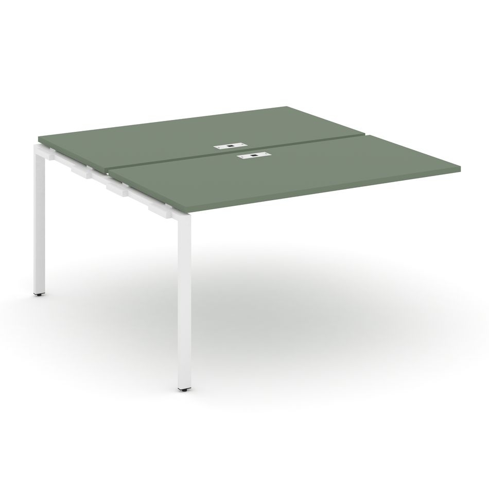 Двойной наборный элемент рабочей станции CONCEPT CN.DNRS-003 Кобо Белый