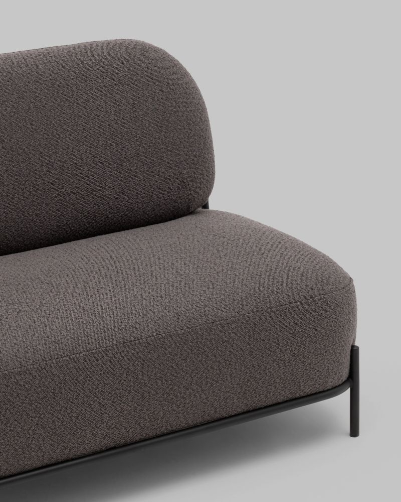 Диван Стоун ткань букле темно-серый