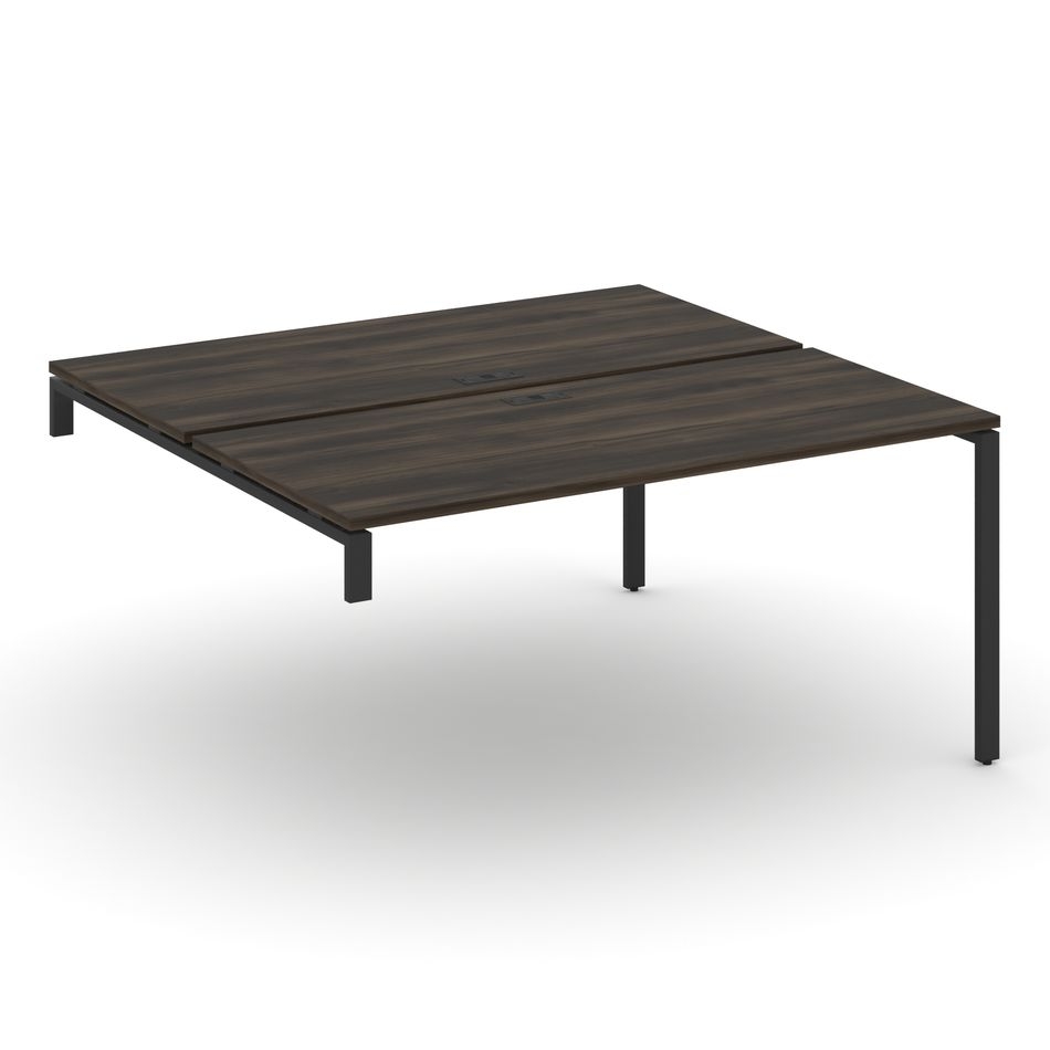 Двойной стол-надставка на опорную тумбу CONCEPT CN.DSN-004 Дуб Мали Антрацит