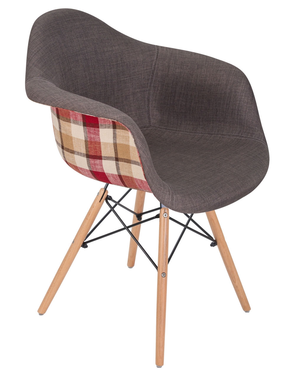 Стул обеденный DOBRIN DAW THOMAS 010 Серая ткань