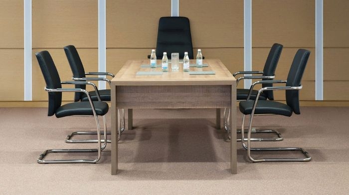 Кресло на полозьях ВЕЛЛ_СЕАТ слиде Екотекс 3001 блаcк Черный Хром / WELL_SEAT slide Ecotex black