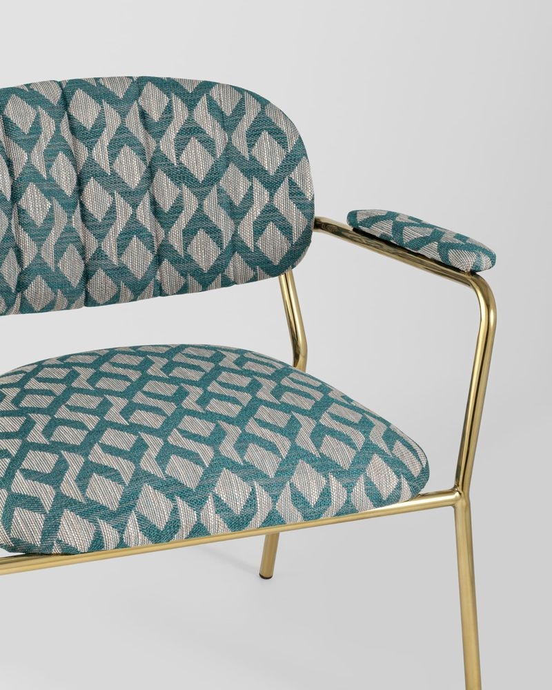 Кресло Кэрол рогожка Орнамент