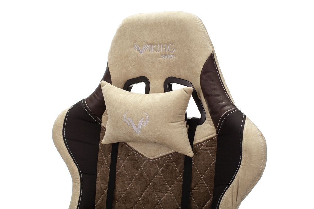 Кресло игровое Бюрократ VIKING 7 KNIGHT BR FABRIC Коричневый