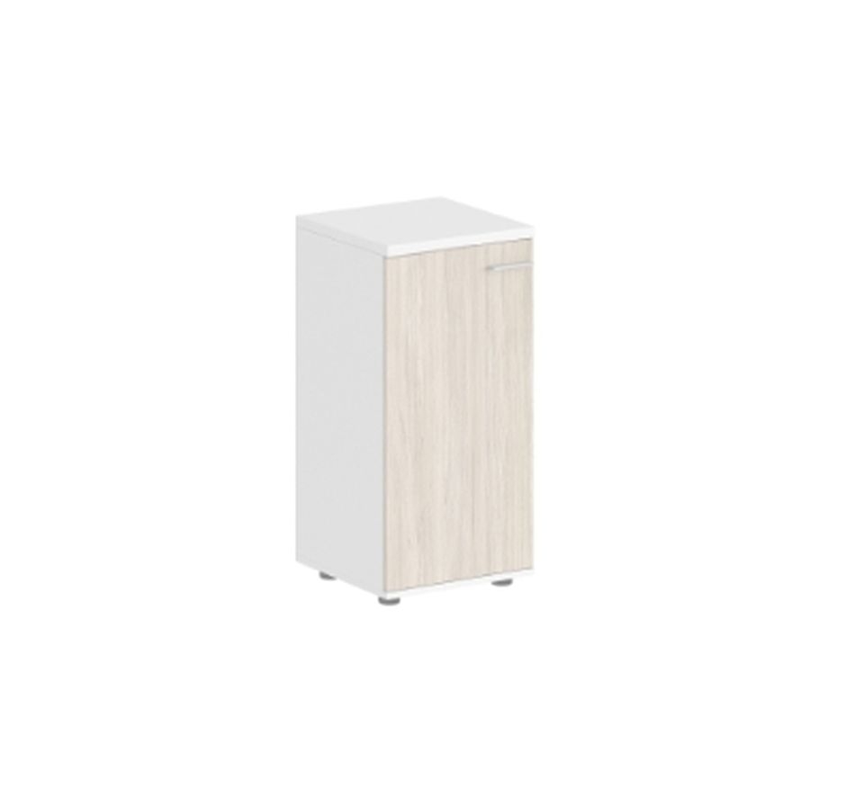 Шкаф низкий левый Sigma SG.806.WH.OL.L Белый Дуб светлый