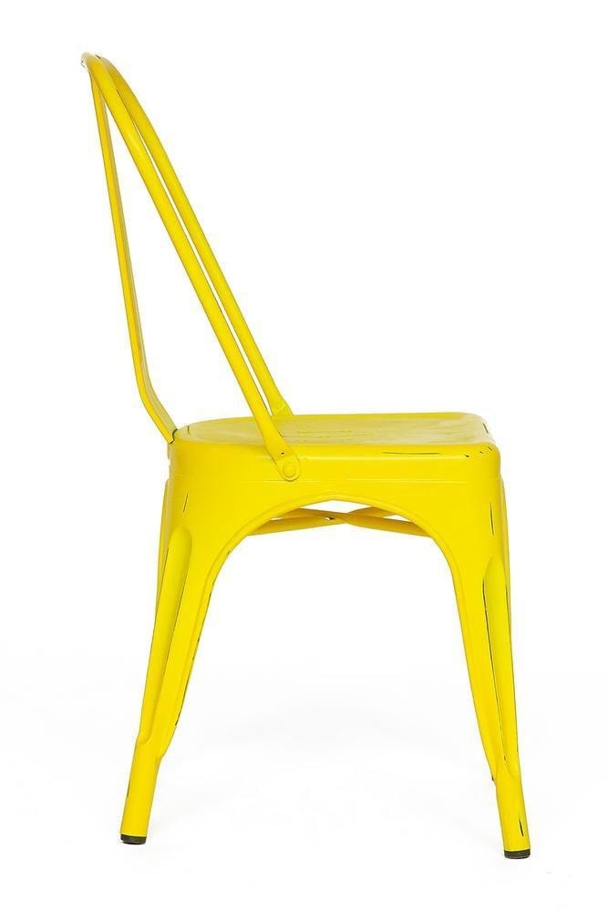 Стул LOFT CHAIR (mod. 012) металл, 45*35*85см, желтый/yellow vintage