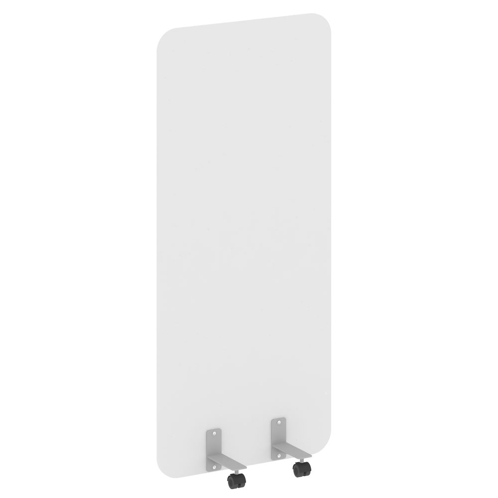 Перегородка на металлических опорах, на роликах R-line DP.R-80-180 Белый