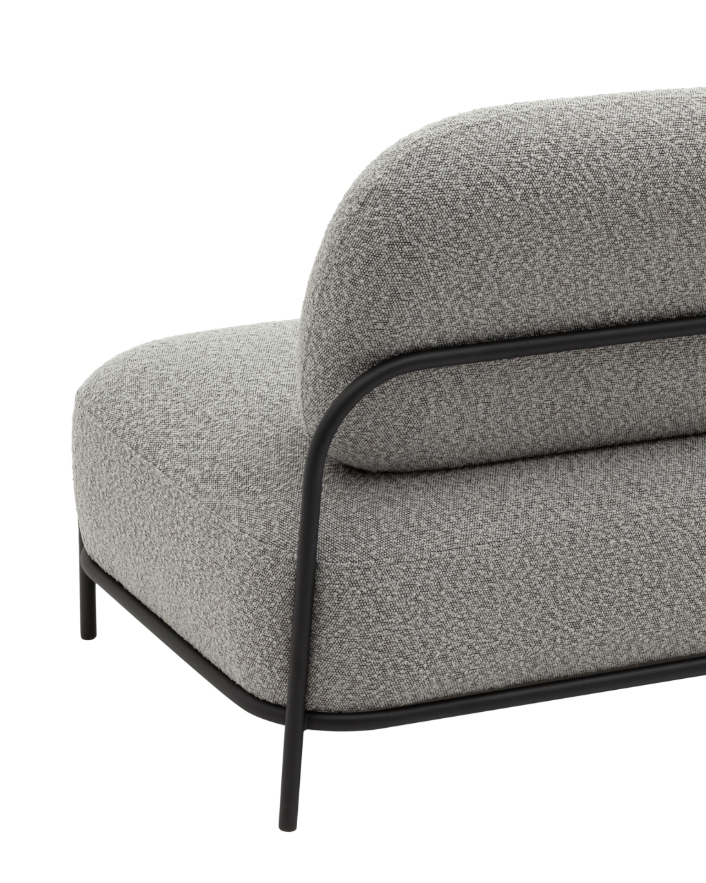 Диван Стоун ткань букле серый