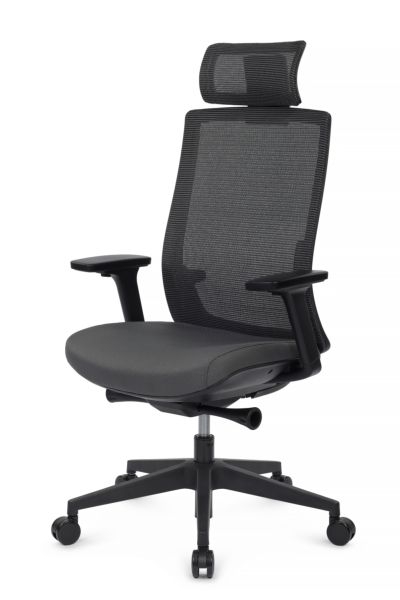 Кресло Forum CH-312A Черный пластик/Серый