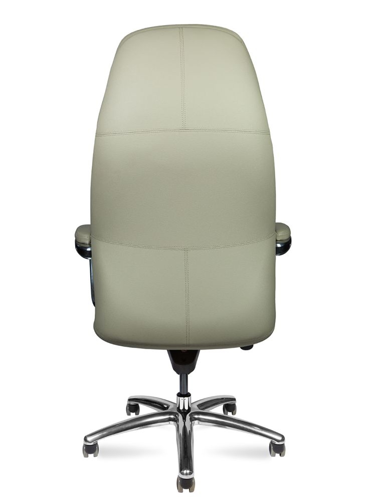 Кресло руководителя PORSCHE кожа Светло-серый