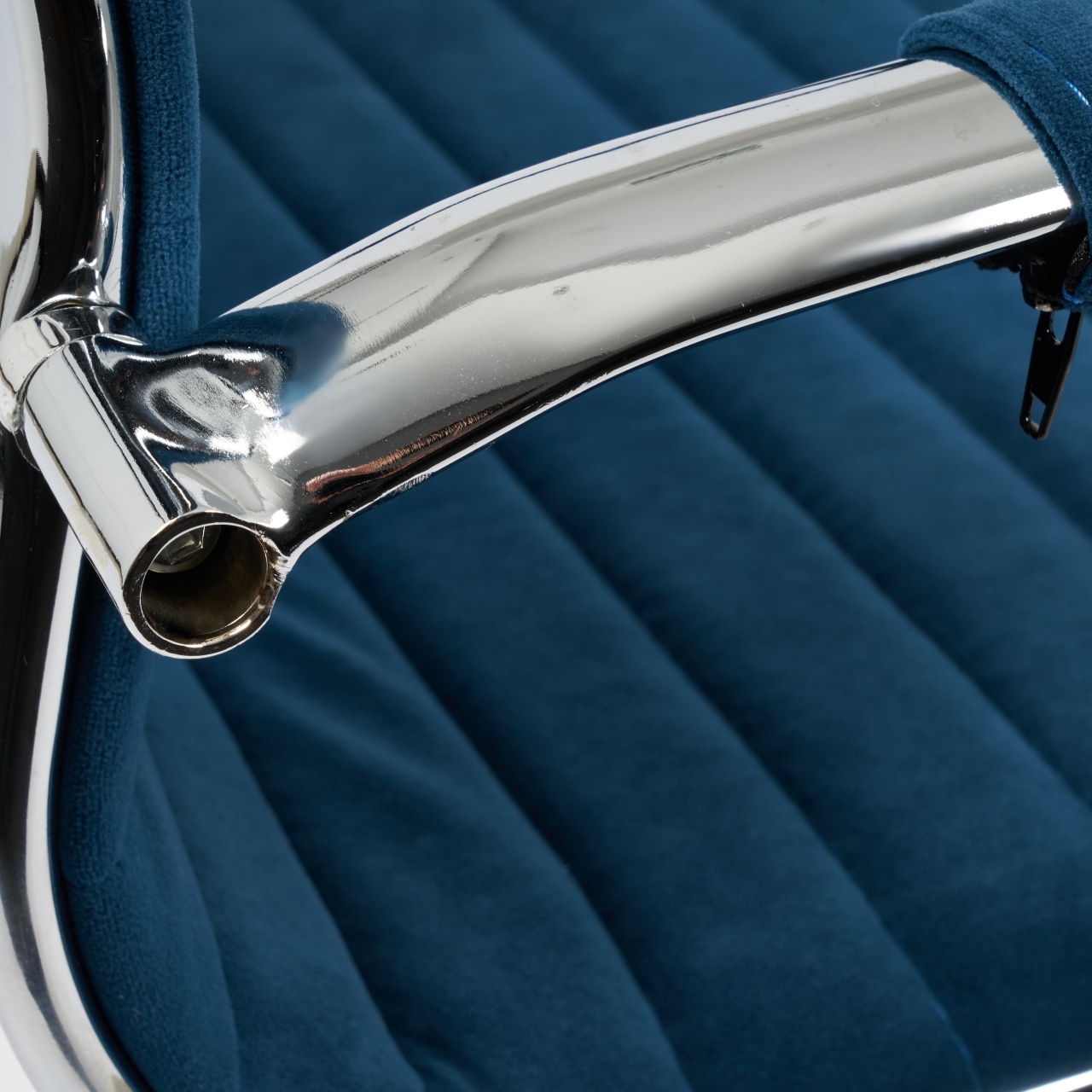 Кресло URBAN-LOW флок , синий, 32