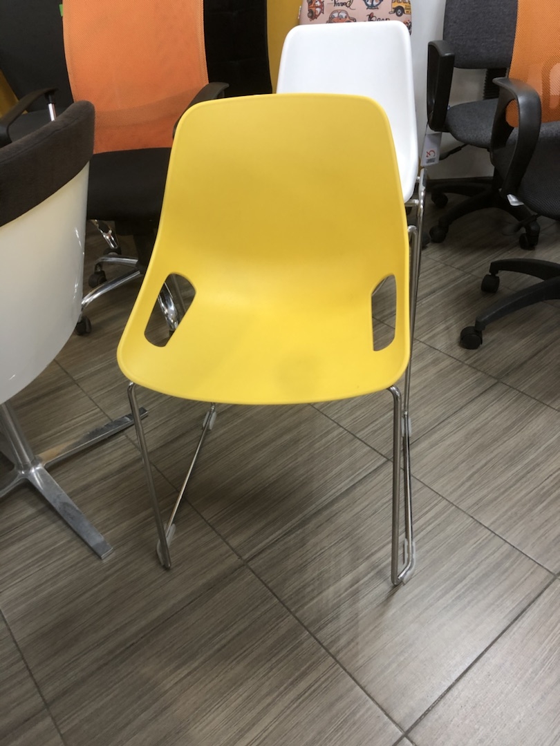 Стул для посетителей ITALSEAT Q5 без столика Желтый