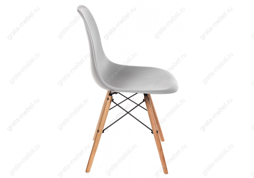 Стул деревянный Eames PC-015 grey