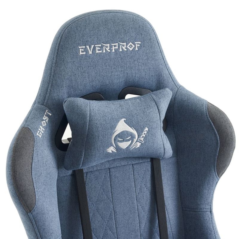 Кресло геймерское Еверпроф Гхост Ткань Синий / Everprof Ghost
