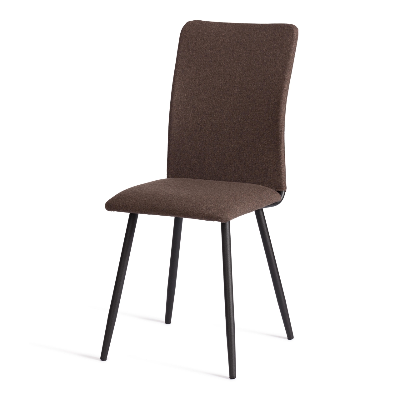 Стул обеденный La Rousse NEW, ткань рогожка, коричневый/черный, 3М7-147, 45x55x93 см