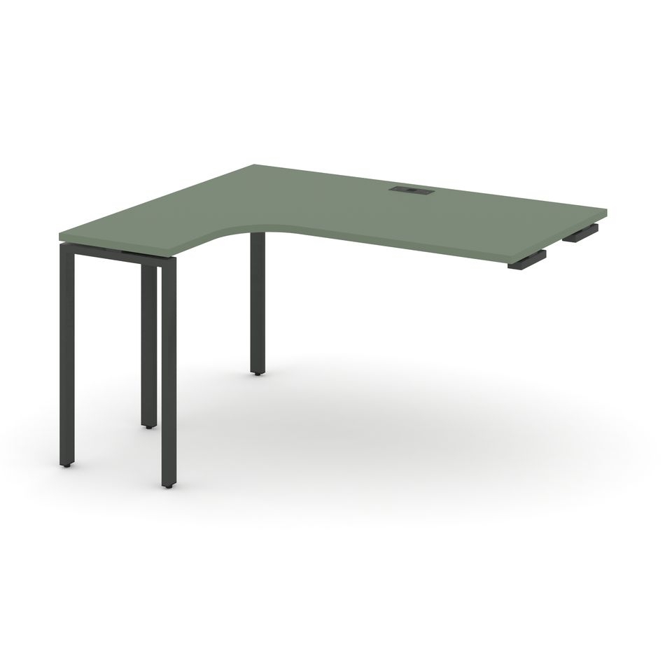 Стол-приставка к опорной тумбе/шкафу (левый) CONCEPT CN.OSAPR-006(L) Кобо Черный