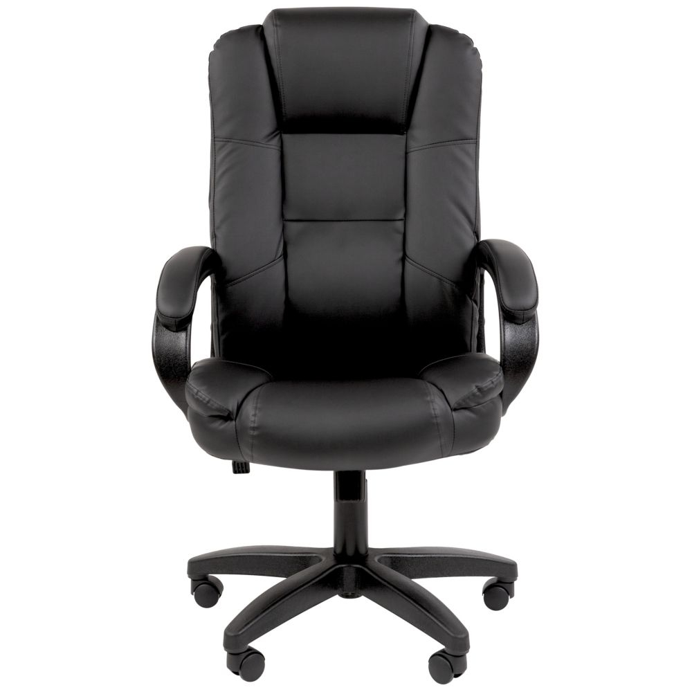 Кресло офисное CHAIRMAN 600 LT экокожа Черный