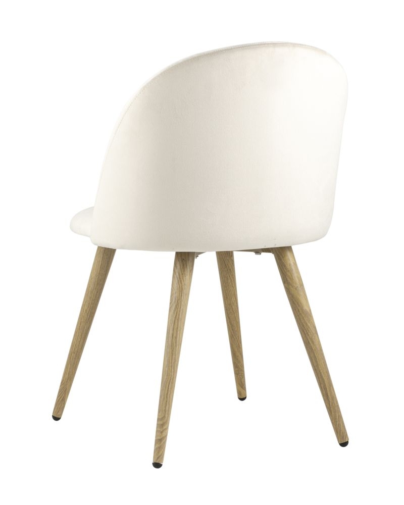 Комплект из четырех стульев Лион велюр кремовый 4 шт