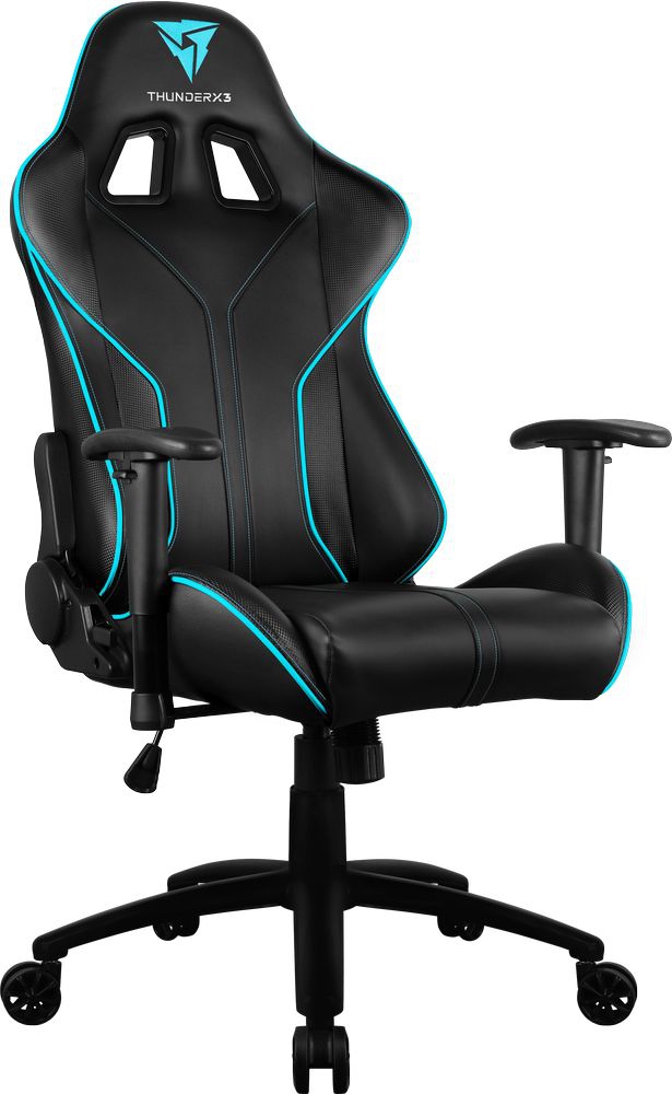 Геймерское кресло ThunderX3 RC3-BC AIR HEX Black Cyan