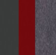 Антрацит/Бургундский красный/Фетр Пирит