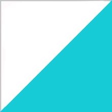 Белый/бирюзовый