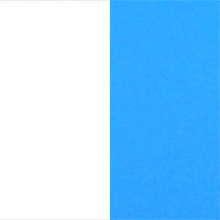 Белый/Голубой