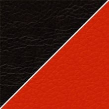 Иск. кожа черная / красная 36-6/36-161