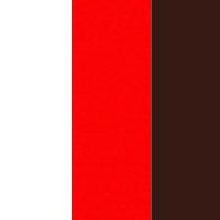 Белый/Красный/Коричневый