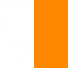 Белый/Оранжевый