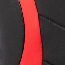 Черный/красный экокожа