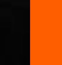 Black/Orange
