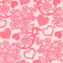 Розовый сердца Hearts-Pk
