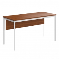 IMAGO-S СП-3.1SD орех французский белый полуматовый Стол прямой