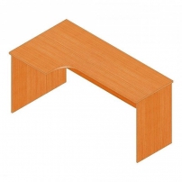 Р.РС-16 (левый) бук Бавария Стол компьютерный угловой