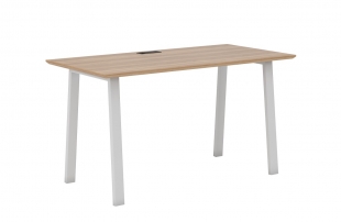 ECO101/А/60х30/WHT/ANT.U003 Стол письменный. А-образные опоры 60х30