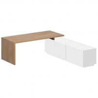 Oliver OL-060-20-01.GN Гикори натуральный Стол на тумбу опорную 1,2,3