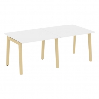 ONIX WOOD OW.PRG-2.1 Белый Бриллиант/Светлый Стол переговорный (2 столешницы)